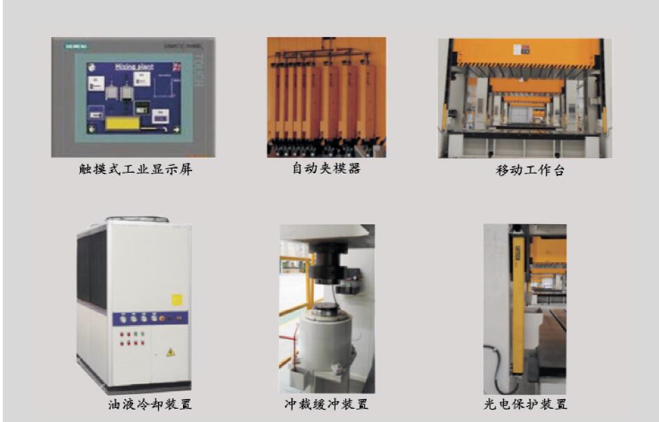 1000噸框架液壓機(jī)選配裝置